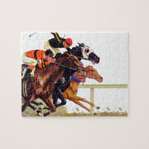 Puzzle Course de pur sang
