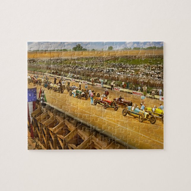 Puzzle Course de voiture - la vie dans la ruelle rapide (Horizontal)