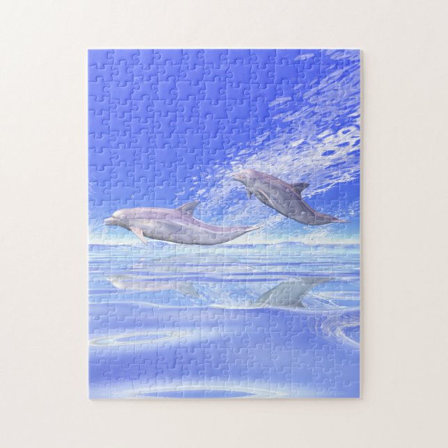 Puzzle Course des dauphins (Vertical)