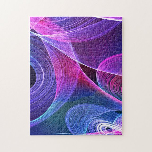 Puzzle Coutume abstraite de couleur (Vertical)