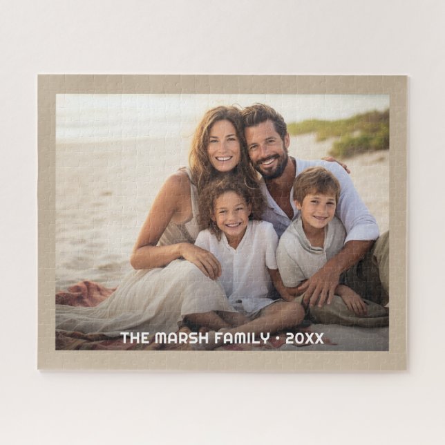 Puzzle Couverture complète de 1 photo simple - Recouvreme (Horizontal)