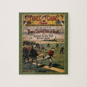Puzzle Couverture du magazine Vintage Sports Baseball Thr