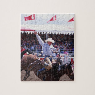 Puzzle Cowboy à un rodéo