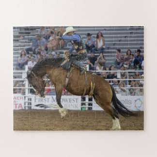 Puzzle Cowboy Western Rodeo Bucse Horse Corral