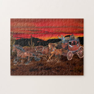 PUZZLE COWBOYS DE DILIGENCE
