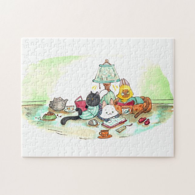 Puzzle Cozy reading (Horizontal)