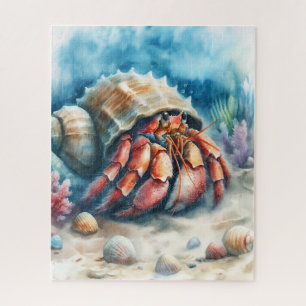 Puzzle Crabe d'hermite d'aquarelle