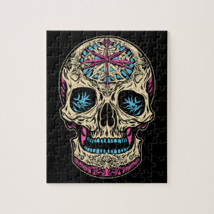 Puzzle Crâne à sucre Dia De Los Muertos