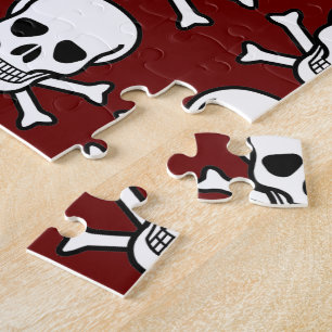 Puzzle Crâne et os croisés