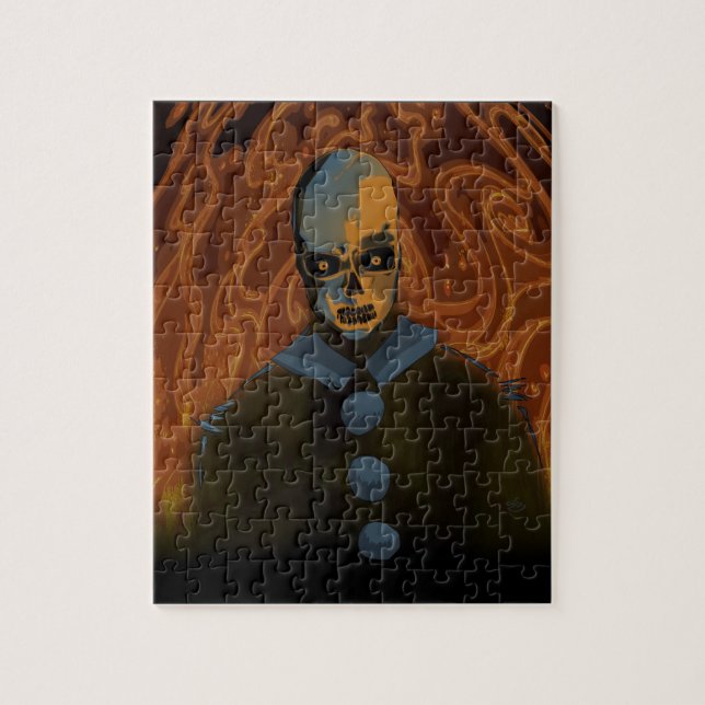 Puzzle Crâne orange (Vertical)