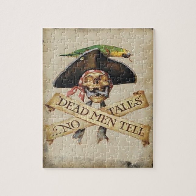 Puzzle Crâne Pirate Mort Et Crossbones (Vertical)
