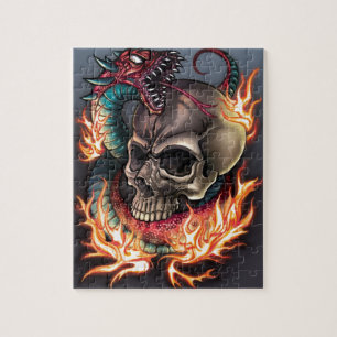 Puzzle Crâne + Serpent
