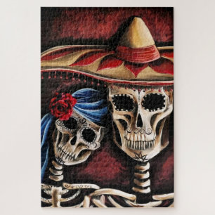 Puzzle Crânes mexicains