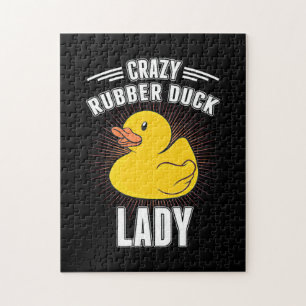 Puzzle Crazy Rubber Duck Girl