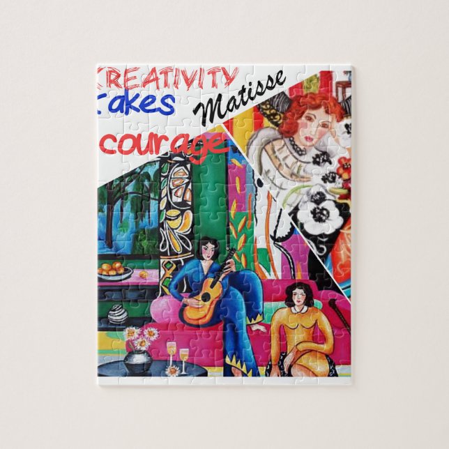 Puzzle Créativité de collage de peinture de Matisse (Vertical)