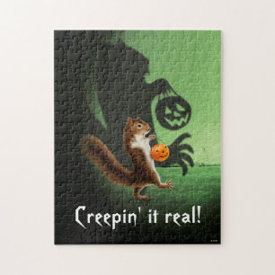 Puzzle Creepy Squirrel Shadow