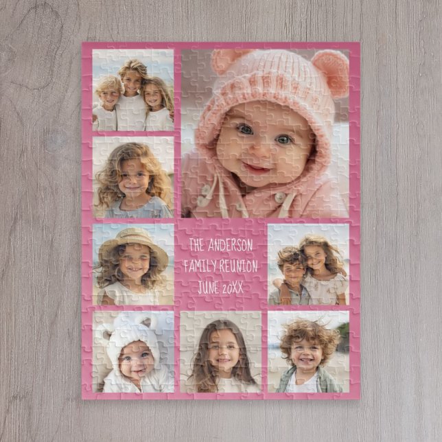 Puzzle Créer un collage photo personnalisé 8 PEUT CHOISIR (8 Photo personalized puzzle)