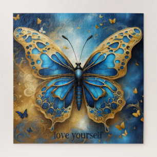 Puzzle créez votre propre citation inspirante, papillon
