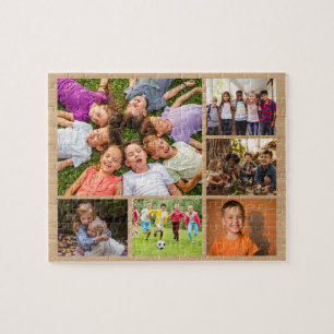 Puzzle Créez votre propre collection photo de 6 personnes