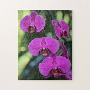 Puzzle Créez Votre Propre Jolie Fleur D'Orchidée Violette