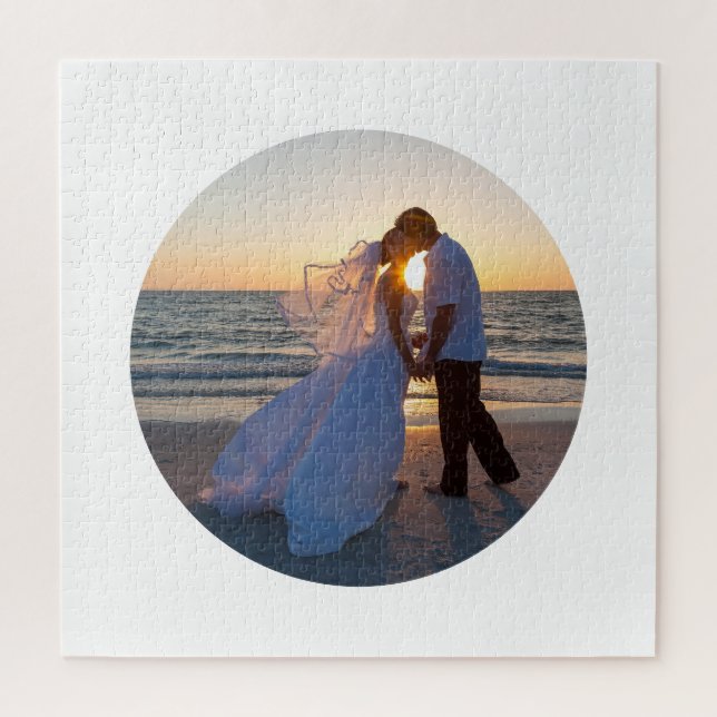 Puzzle Créez votre propre Mariage de forme circulaire (Vertical)