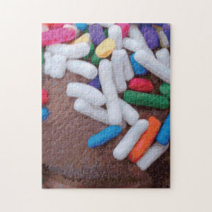 Puzzle Crème glacée au chocolat foncé avec arrosage arc-e