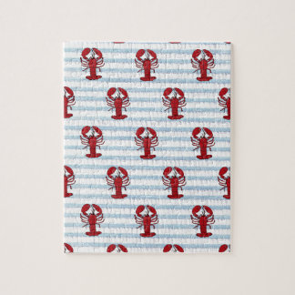 Puzzle crépon de coton de homard