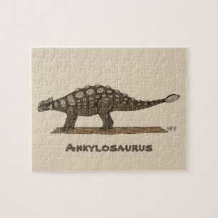 Puzzle Cretaceous Dinosaur Ankylosaurus
