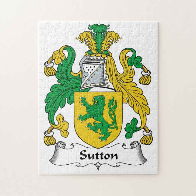 Puzzle Crête de famille de Sutton (Vertical)