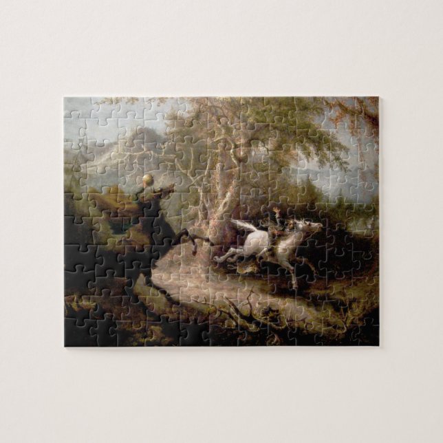 Puzzle creux somnolent de cavalier sans tête (Horizontal)