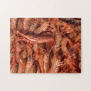 Puzzle Crevettes roses délicieuses