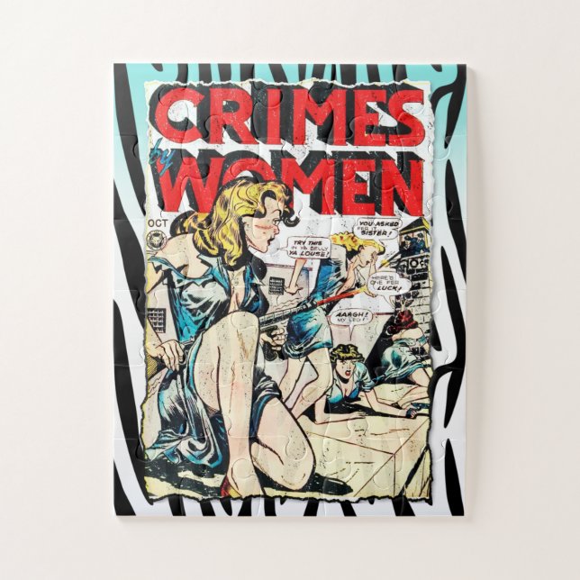 Puzzle Crimes par les femmes #3 Age d'or Couverture de la (Vertical)