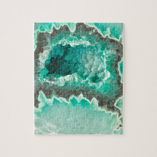 Puzzle Cristaux de menthe de Geode (Vertical)
