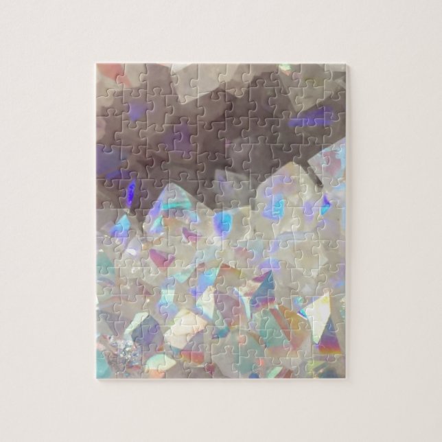 Puzzle Cristaux iridescents d'aura (Vertical)
