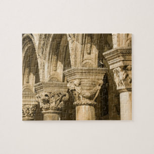 Puzzle Croatie, Dalmatie, Dubrovnik. Arches en pierre et