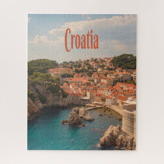 Puzzle Croatie Europe du Sud-Est Zagreb (Vertical)