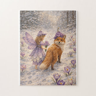 Puzzle Crocus Flower Fairy