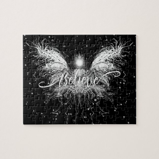 Puzzle Croire Fairy Starlight Imaginaire noir (Horizontal)