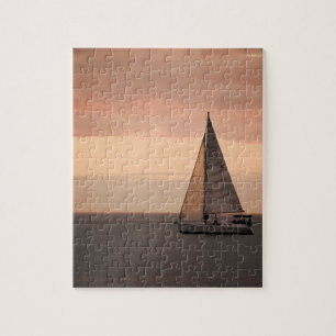 Puzzle Croisière au coucher du soleil - 8x10 - 110 pcs.