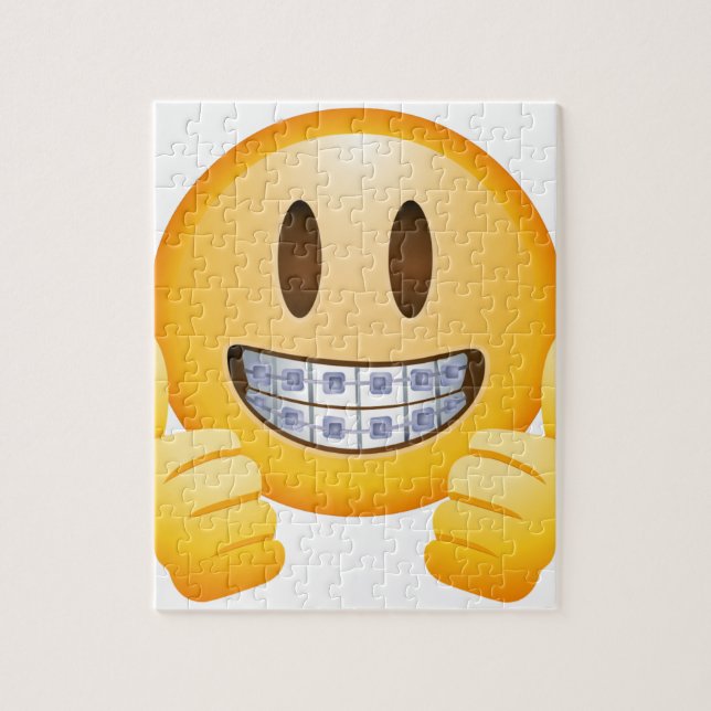 Puzzle Croisillons Geeky Emoji (Vertical)