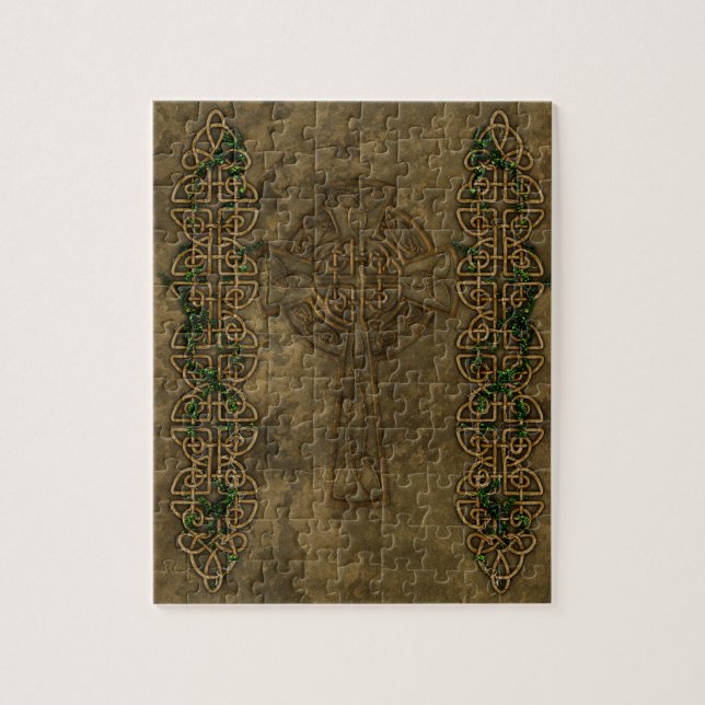 Puzzle Croix celtique et noeuds celtiques (Vertical)
