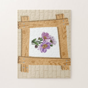Puzzle Croquis floral cool dans le cadre de la planche Ji