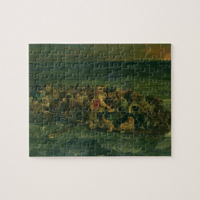 Puzzle Croquis pour le naufrage de Don Juan, 1839 (voir (Horizontal)