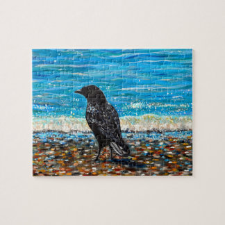 Puzzle Crow on the Beach 2 Peinture