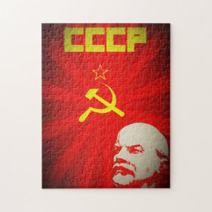 Puzzle cru communiste soviétique f de propagande de