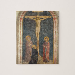Puzzle Crucifixion avec la Vierge, solides solubles. John