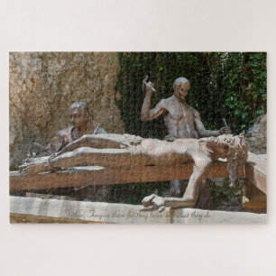 Puzzle Crucifixion Jésus Christ cloué à la croix