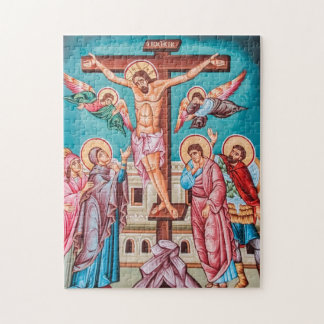 Puzzle Crucifixion Jésus Christ Orthodoxe Icône chrétienn