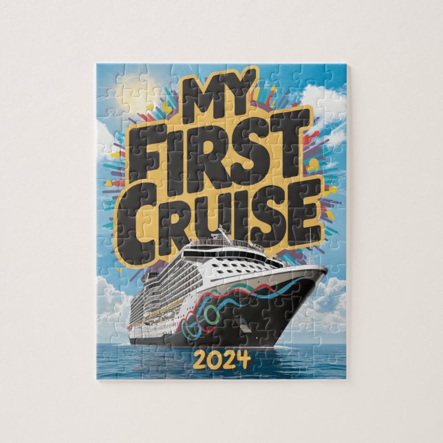 Puzzle Cruise Ship My First Cruise Custom (Vertical)