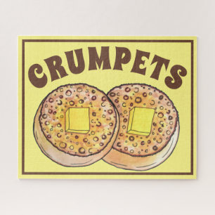 Puzzle Crumpets à beurre chaud Cuisine britannique